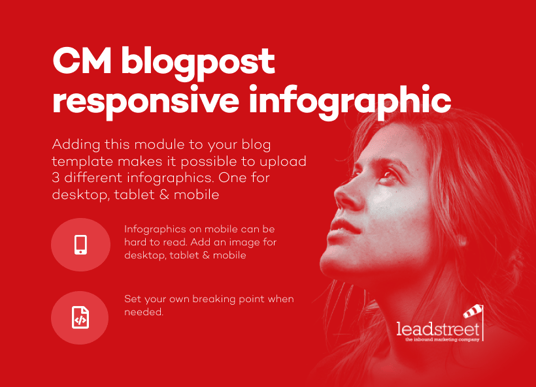 Blogpost responsive infographic