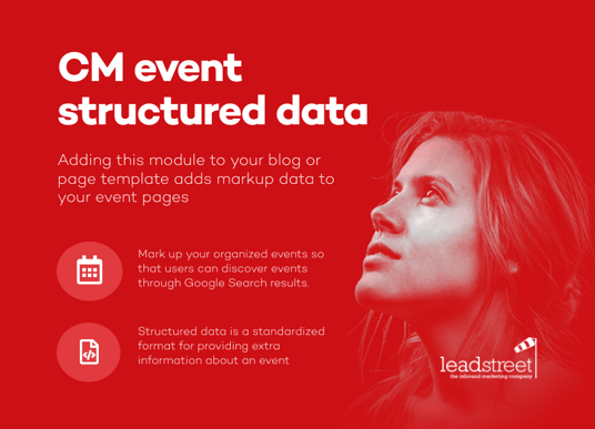 Event structured data