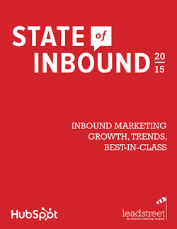 State of Inbound 2015 leadstreet 