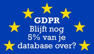 GDPR en het halveren van je database: Onzin? Of eerder 'So What'?