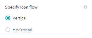 specify icon flow