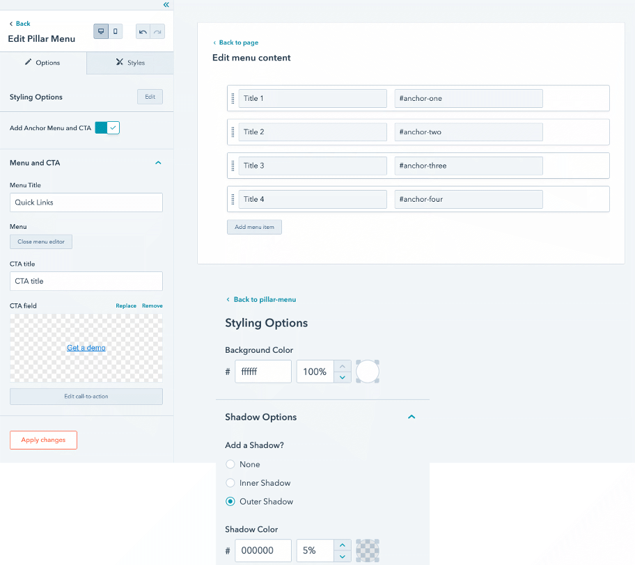 magazine-module-pillar-menu-parameter