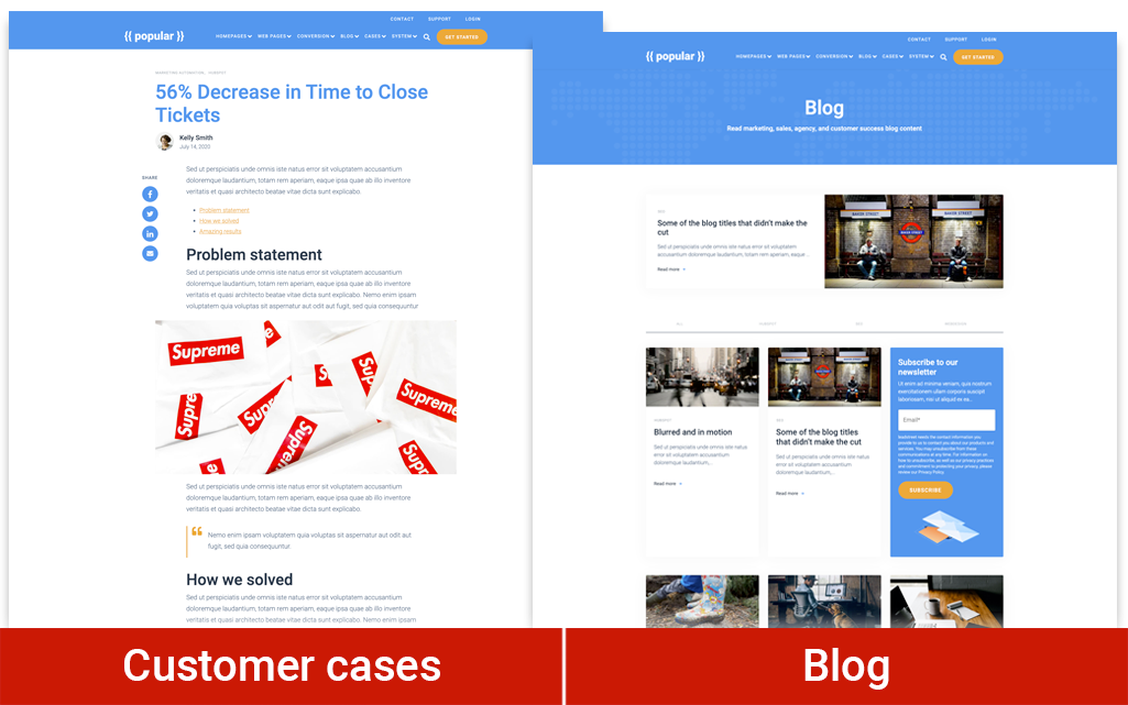 popular pro theme