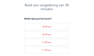 Verkort je salescyclus met de HubSpot Meetings-tool