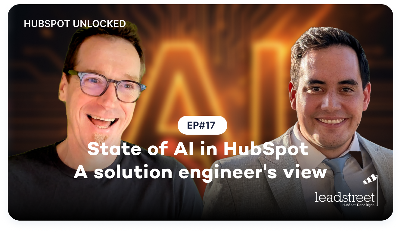 State of AI in HubSpot — Conversation with a HubSpot solution engineer