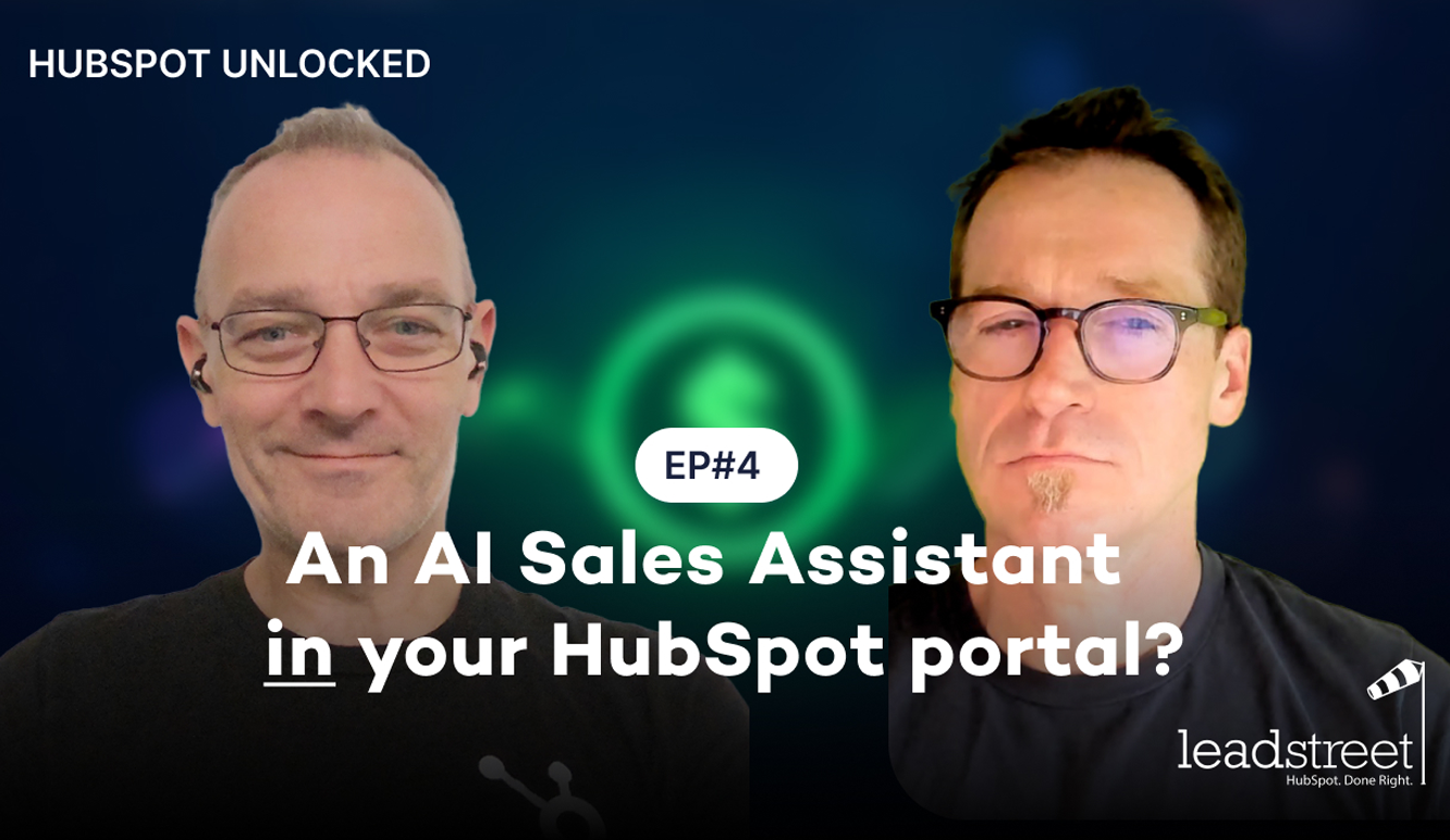 An AI HubSpot Sales Assistant in your HubSpot Portal!
