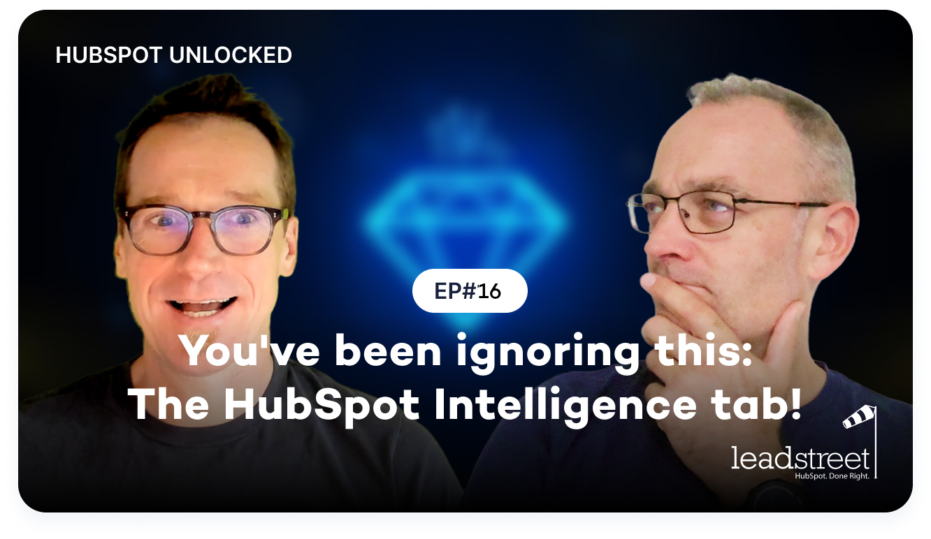 HubSpot's Hidden Gem: The Intelligence Tab