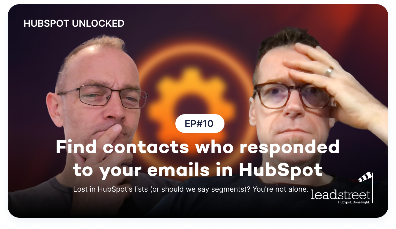 Segments: find contacts who responded to your emails in HubSpot
