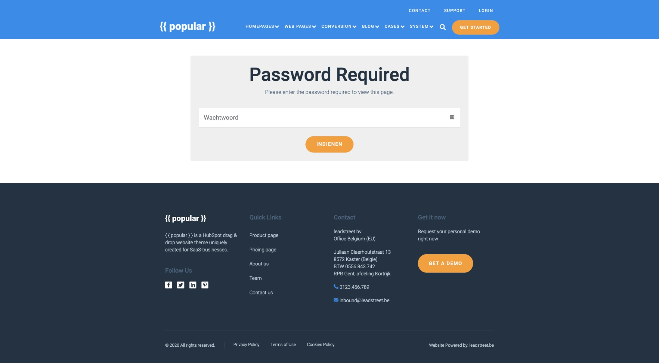 password